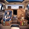 Car Seat Protector 2-Pack, Thick Padding Cushion (Dark Brown)