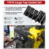 71670 Tap Socket Set Fits 5/8", 11/16", 3/4", 7/8" and