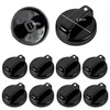 8pcs Gas Stove Knobs, Ai-OUMLEEF Stove Knobs,Hob Knob,Universal Gas Hob
