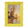 Yellow Picture Frame 4x6, Wall and Tabletop Display