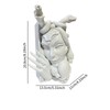 Dickly Snake Women Face Bookend Resin Ornament Medusa Head Book