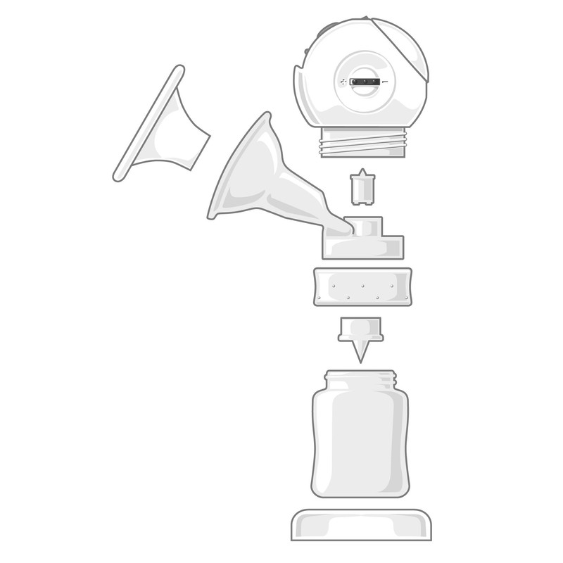 NUK 10252096 Luna Electric Comfort Breast Pump