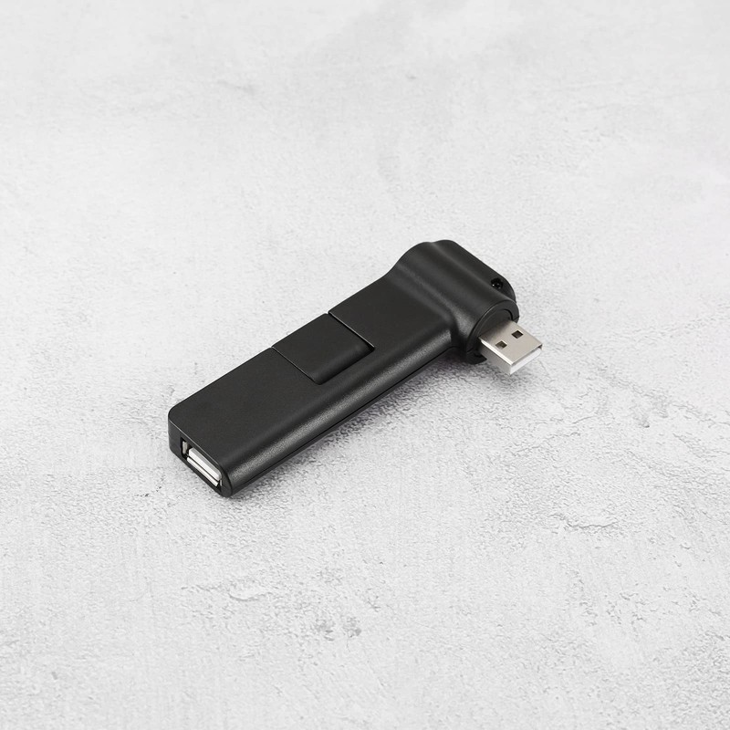 ECSiNG USB Extender Hub 4 Port 180° Rotation USB Hub