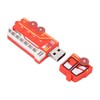 Flash Drive Cute Cartoon Car Compatible Storage Optional USB Thumb