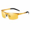 Yellow Lens Driving Glasses for Low-Light Use – Semi-Polarized Anti-Glare