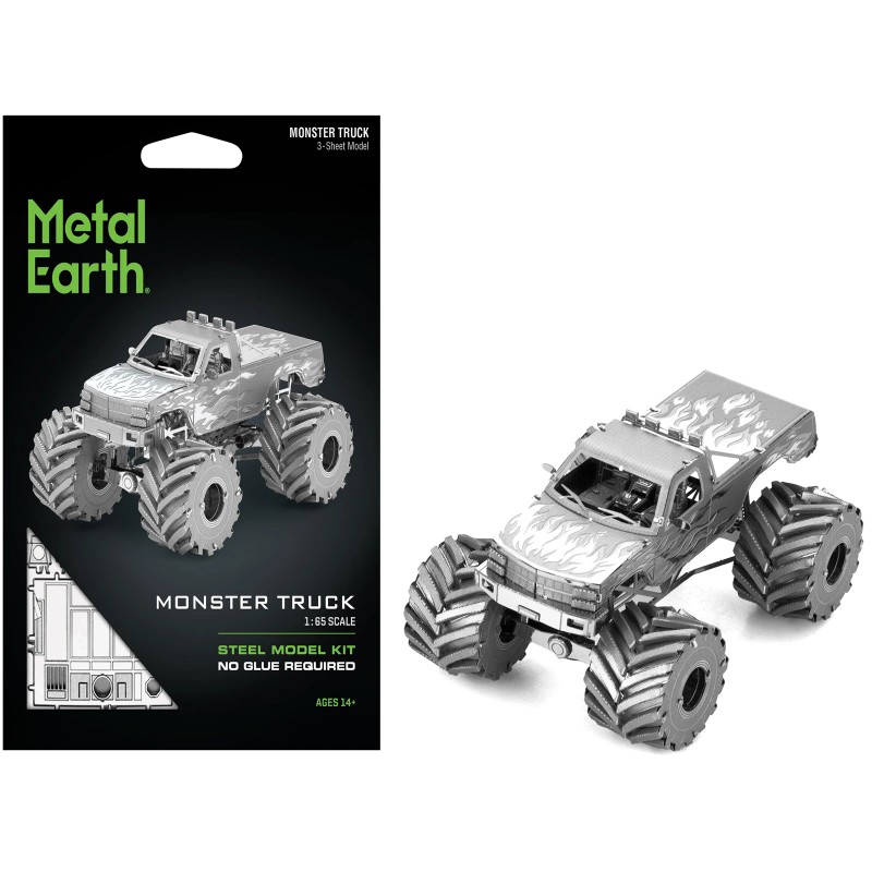 DCD Model Kit Metal Earth's Moderate Difficulty Steel Monster Truck