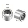 sourcing map HK101612 Drawn Cup Needle Roller Bearings, Open End,