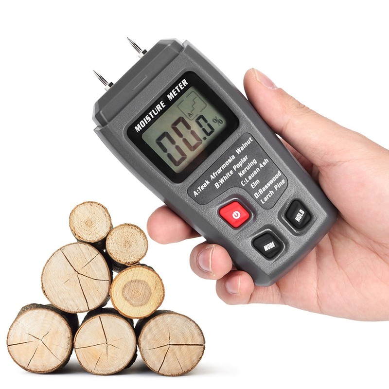 Digital LCD Handhold Wood Moisture Meter Damp Detector Hygrometer Tester