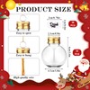 24 Pieces Christmas Booze Balls Christmas Fillable Booze Tree Ornaments
