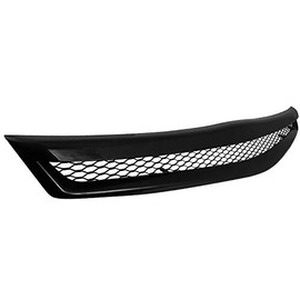 Spec-D Tuning for Honda Civic 2Dr Coupe Black Honeycomb Type Grill Hood Grille R