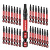 Geinxurn 30 Pieces T10 Impact Tough Magnetic Screwdriver Bit Set,