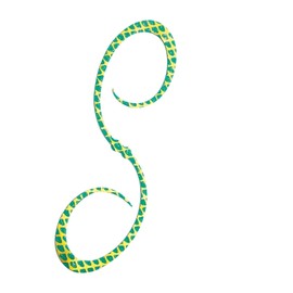 Shimano 004 Flame Moon Response Curly Tie for Tairaba, 4.3 inches (110 mm), Sea Bream Lure Parts