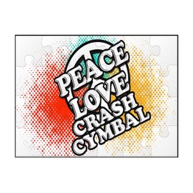 Makoroni -Peace Love Crash CYMBAL - Jigsaw Puzzle 30 pcs, DesC36