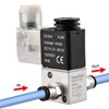 Heschen Electrical Pneumatic Solenoid Valve, 3V1-06, 24VDC Coil, PT1/8'' Port,