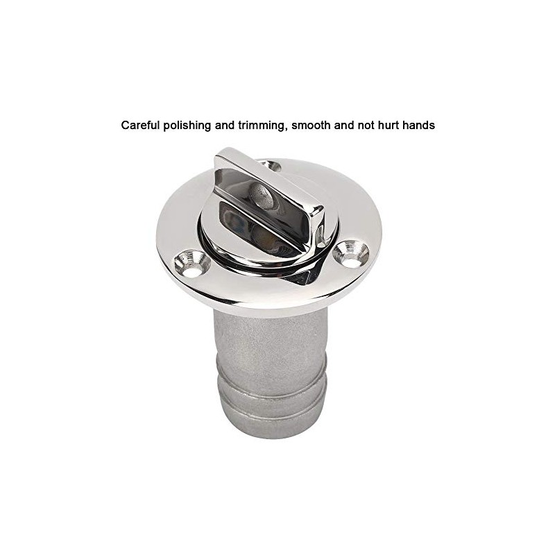Garboard Drain Plug,316 Stainless Steel Oval Garboard Drain Plug Vent
