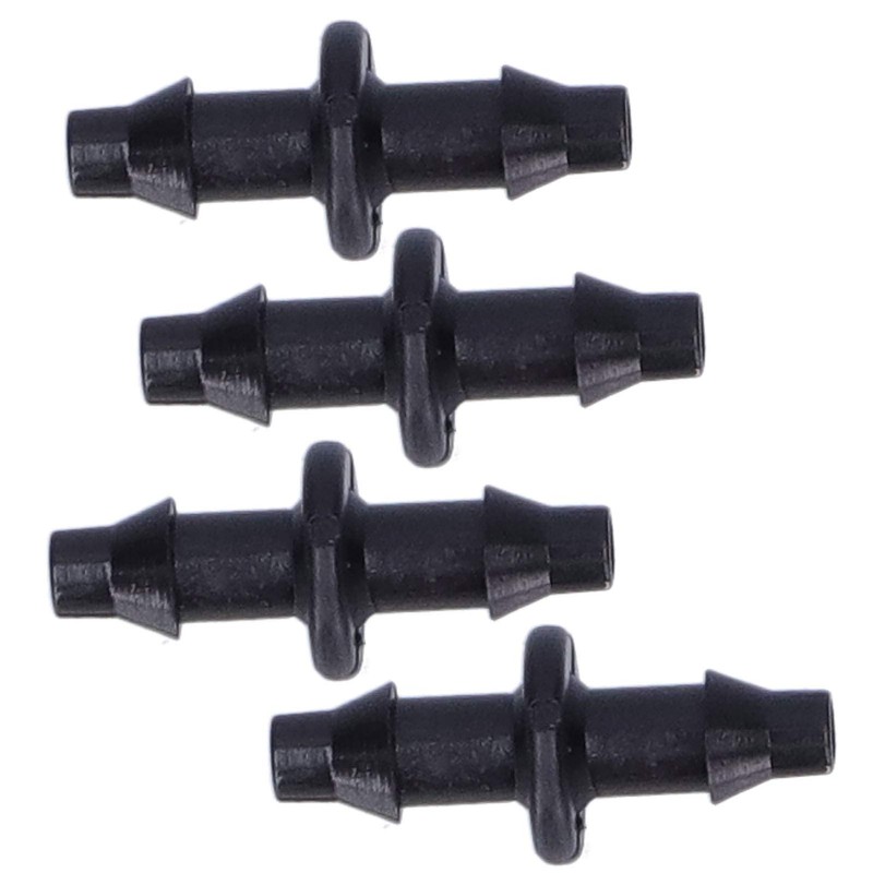 Deror 100pcs 4/7 Hose Connector 2 Way Watering Drip Connector