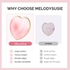 MelodySusie 1PC Heart Shape Resin Nail Art Palette, Professional Color