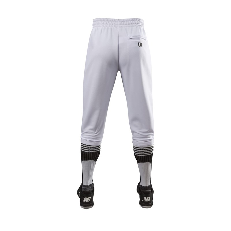 WILSON Boys' P101K Pull Up Knicker Pant, Team White, Medium