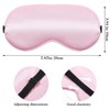 YUXIANLB Seidenschlafmaske Bequeme Augenmaske Aus Maulbeerseide Zum Schlafen Lichtblockierende Augenbinde