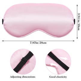 YUXIANLB Seidenschlafmaske Bequeme Augenmaske Aus Maulbeerseide Zum Schlafen Lichtblockierende Augenbinde Mit Elastischem Band Weiche Augenabdeckung Für Seitenschläfer Zum Schlafen In Der Nacht