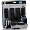 CTA Digital Wii Remote Dual Charge Station with 2 Rechargeable