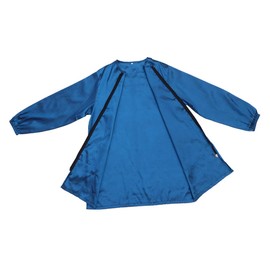 minkissy 1pc Gown for Women Hair Color Shampoo for Men Mens Vests Blue Jacket Shampoo for Women Hair Stylist Apron Haircut Cloth Blue Robe for Men Womens Man Front Zipper Cut Post