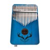 Alnicov 17 Key Kalimba Finger Thumb Piano，Built-in Pickup，Africa Musical Instrumentos