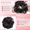 Benehair Messy Bun Hair Piece Curly Wavy Hair Scrunchies Messy