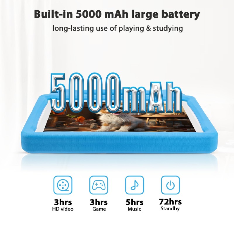 paitanry Kids Tablet 10 Inch, Android 15 Tablet for Kids,