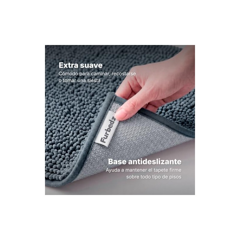 Furbedz Tapete para Perro, Absorbente, Atrapa Agua, Tierra y Suciedad