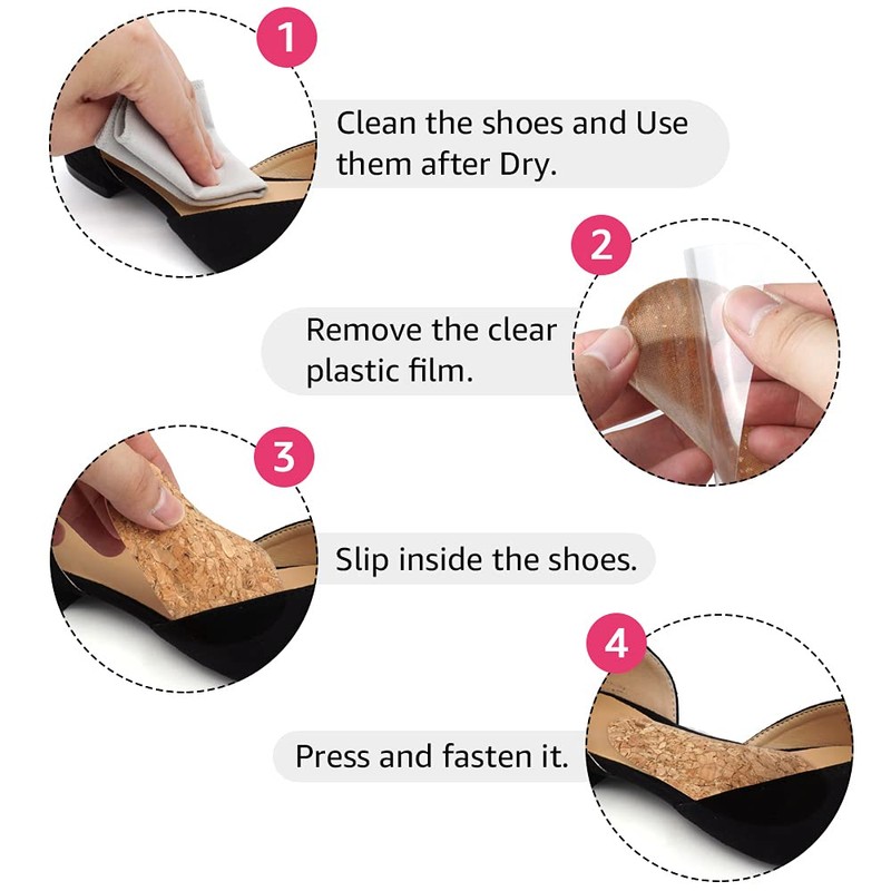 Dr. Foot's Arch Support Shoe Inserts for Flat Feet, Plantar