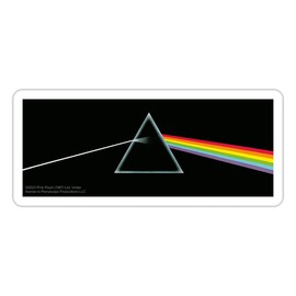 Spreadshirt Pink Floyd Dark Side of The Moon Prism Sticker, 10 x 10 cm, White Matte