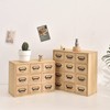 KIRIGEN Wood Drawer Organizer Desktop Storage Cabinet Box Drawers for