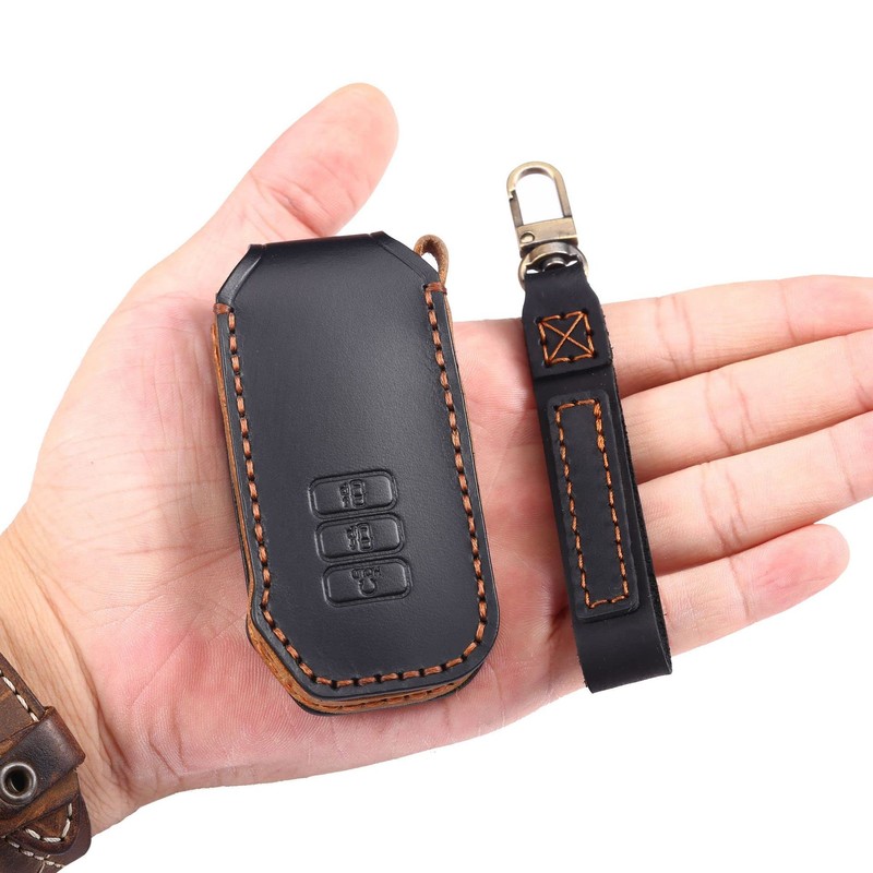 ontto Leather Car Key Case Cover For Kia K5 DLS