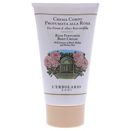 L'Erbolario Body Cream – Moisturizing Body Butter with Marsh Mallow and Provence Rose – Nourishing Skin Care with Floral Amber Scent – Rose - 5.1 oz
