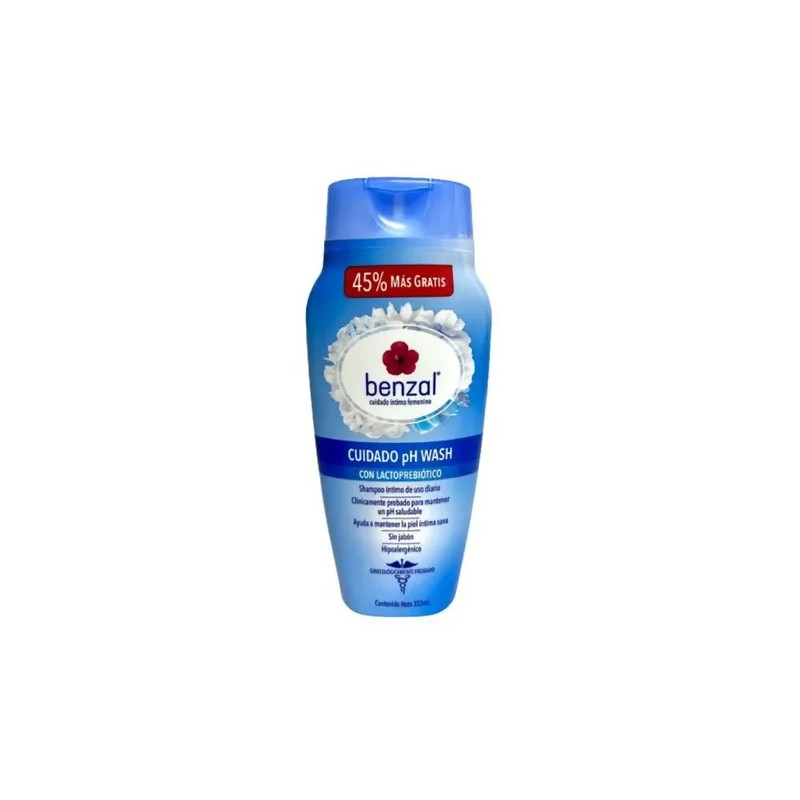 Shampoo Íntimo Benzal Wash Cuidado PH 240ml