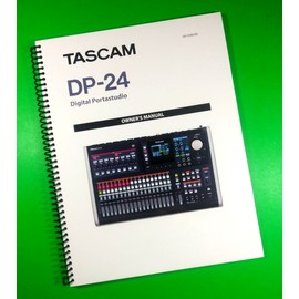 Unbranded Owners Manual for TASCAM DP-24 Digital Portastudio 108 Pages W/Clear Covers!