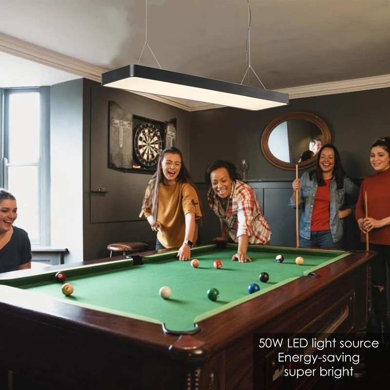 LED Billiard & Pool Table Light Hanging Light Over Pool