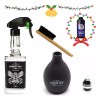 variable Kit Navideño Barberia Silver Atomizador+ Difusor +cepillo