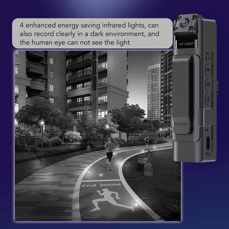 Portable Video Recorder Multifunctional 1080P HD Motion Detection Infrared Night