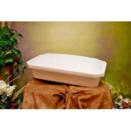Newnak's Medium 24" Economy Pet Casket White