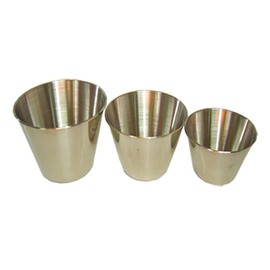 Happy Friends - Puddingform - Edelstahl -12er Set- Durchmesser - 9 cm