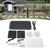 Solar Powered Fan 10W 6V Portable Monocrystalline Silicon PET Laminated