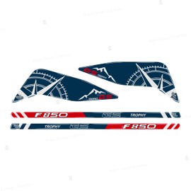 3D Sticker Hand Protectors Compatible with Motorcycle F 850 GS Trophy Motorcycle