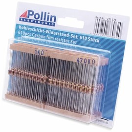 Resistors Assortment 610 Pieces E12 0.25 W