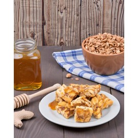 Old Fashioned Peanut Squares by Nuts to You | Peanut Crunch with Delightful Crunch & All Natural Ingredients | Sweet Snack Honey Taste (2 Pound)