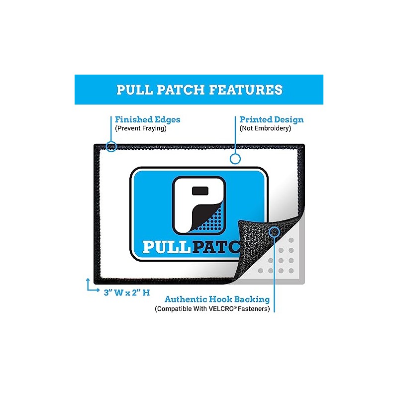 Fish On. | Hook and Loop Attach for Hats, Jeans,