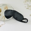 OFFTOPIC® Schlafmaske aus 100% reiner Seide, Schlaflosigkeitsstopp, verbesserte Schlafqualität, Reisezubehör,