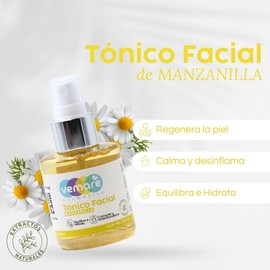 Vemare Cosmetics Tónico Facial Manzanilla Antiinflamtorio 100 ml