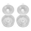 2pcs Nipple Shield Double Layer Protective Petal Shape Silicone Nursing
